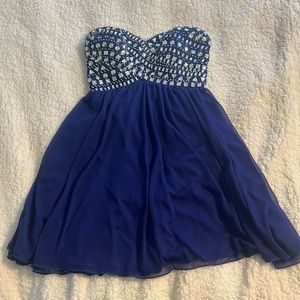 Blue formal dress